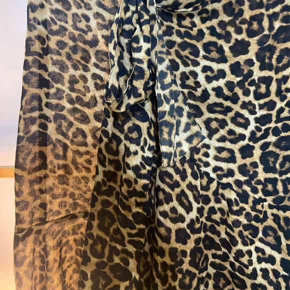 Mango Animal print Wrap Skirt - Picture 6 of 11